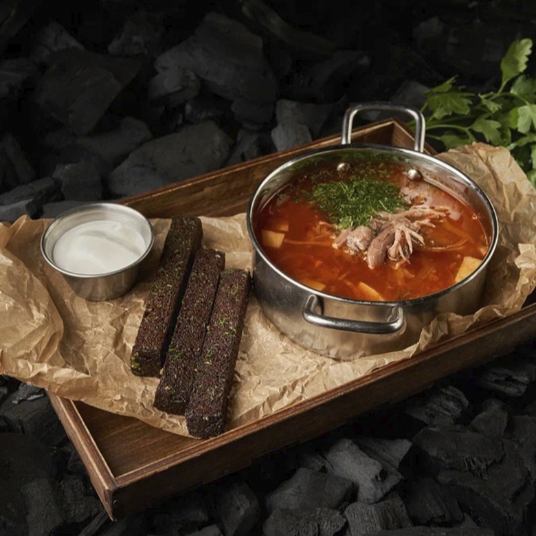 Щи с грибами 